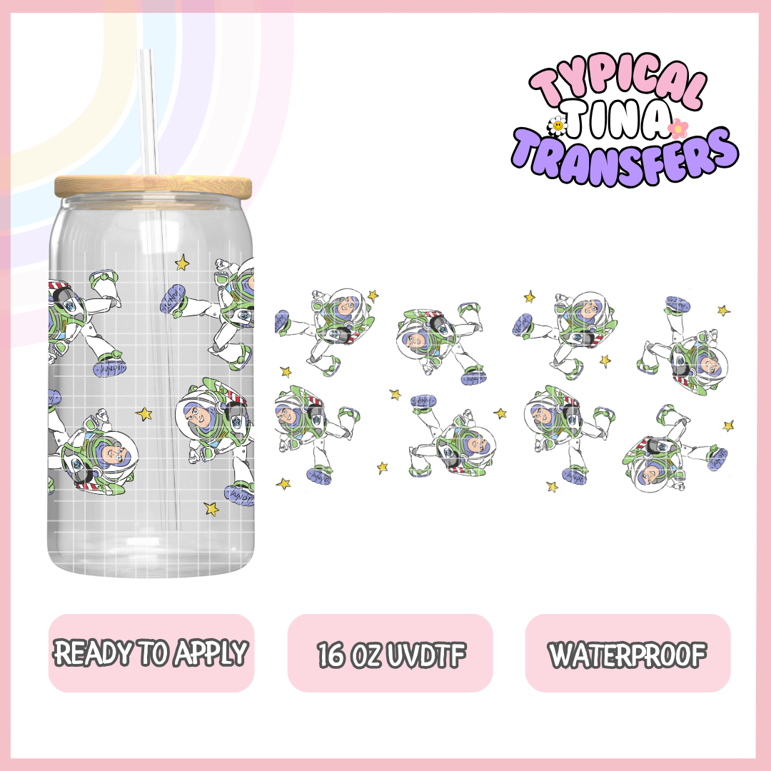 UVDTF #10185 | 16oz UVDTF Wrap | POD