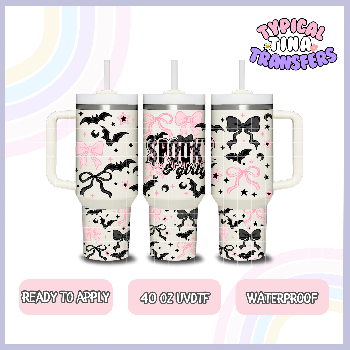 Spooky Girly | 40oz UVDTF Wrap | POD