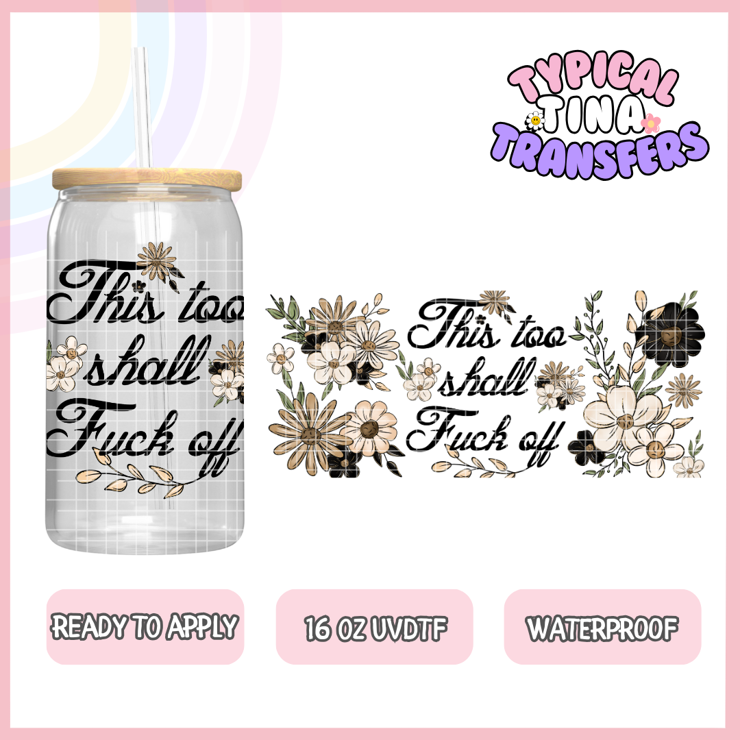 UVDTF #10889 | 16oz UVDTF Wrap | POD
