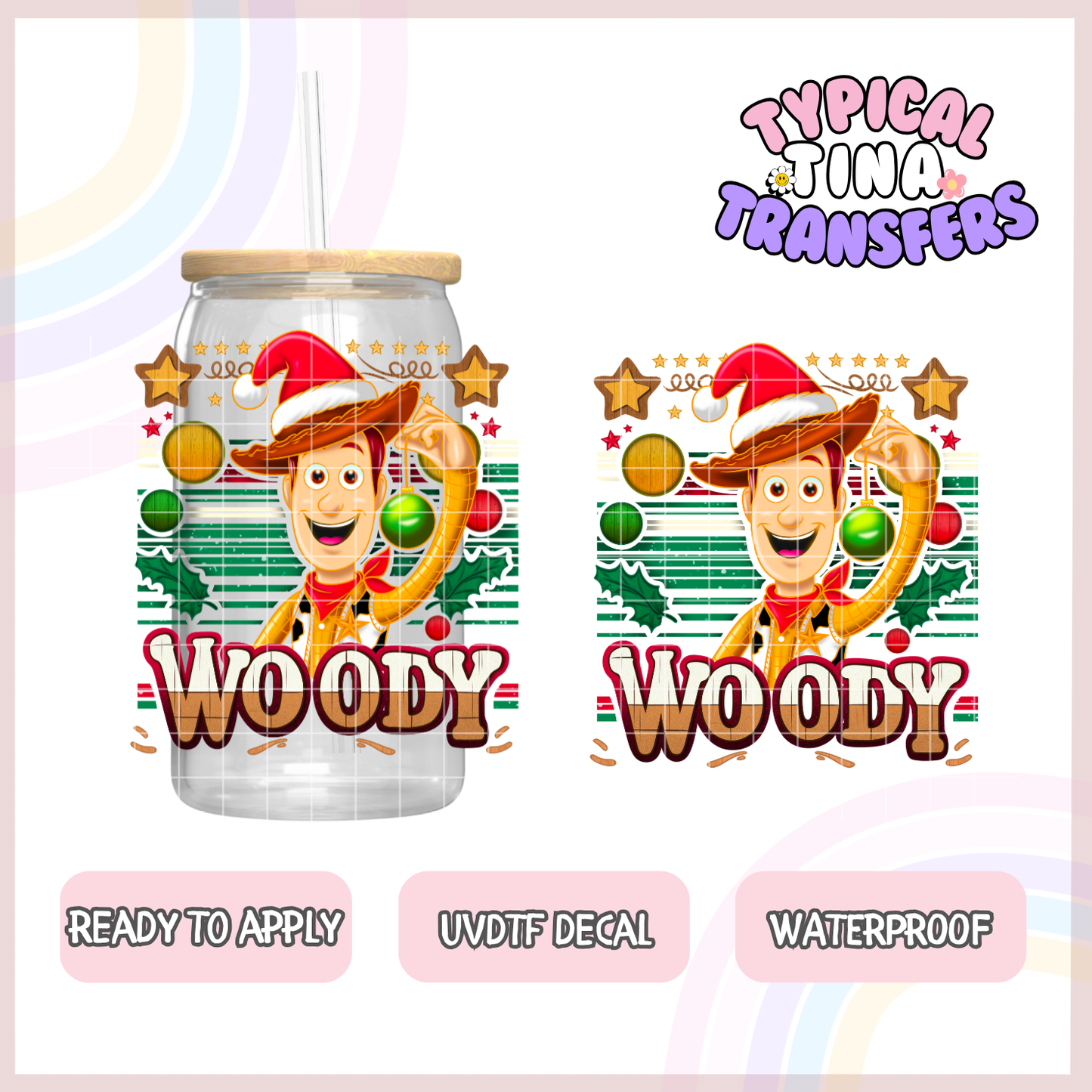 UVDTF Decal | 3"-4" decals | POD