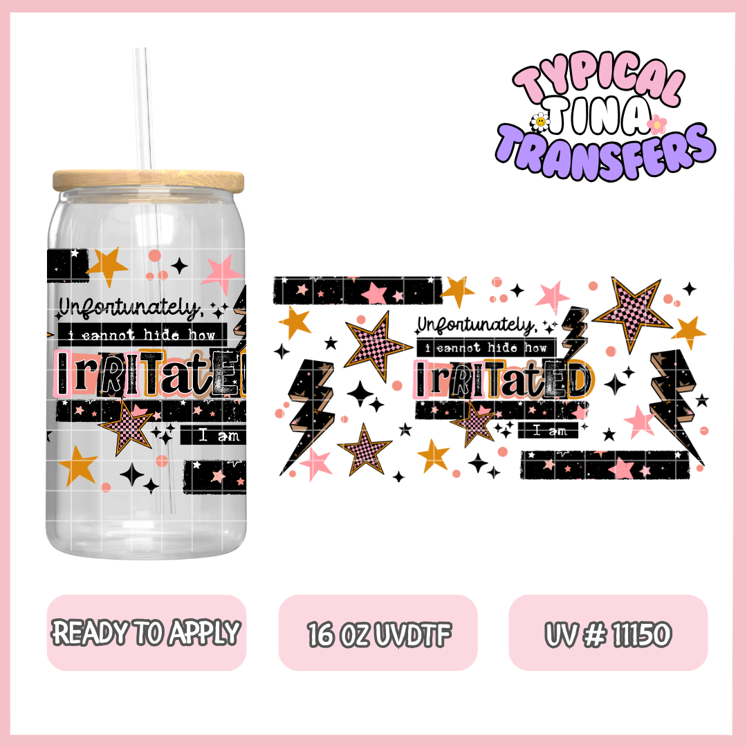 UVDTF #11150 | 16oz UVDTF Wrap | POD