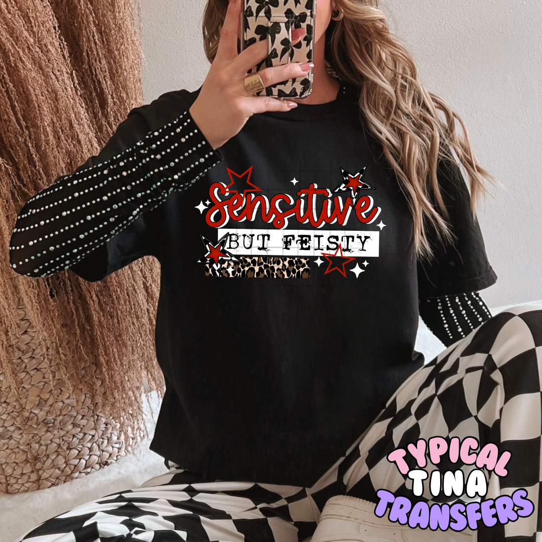 Sensitive but fiesty | DTF Transfers | POD