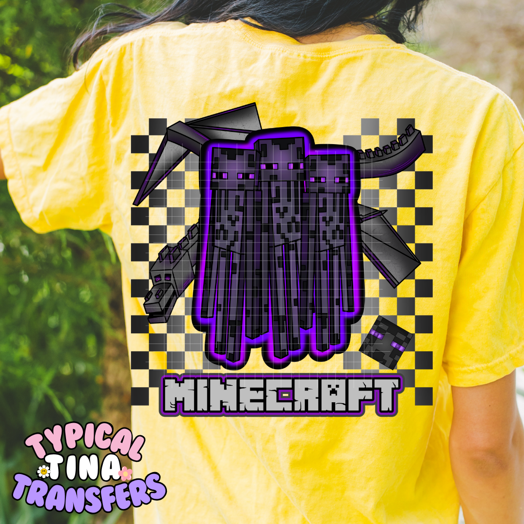 Mine-craft Game | DTF Screen Print | POD - choose design