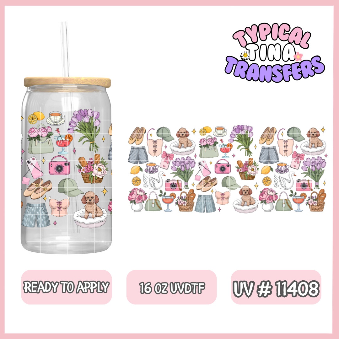UVDTF #11408 | 16oz UVDTF Wrap | POD