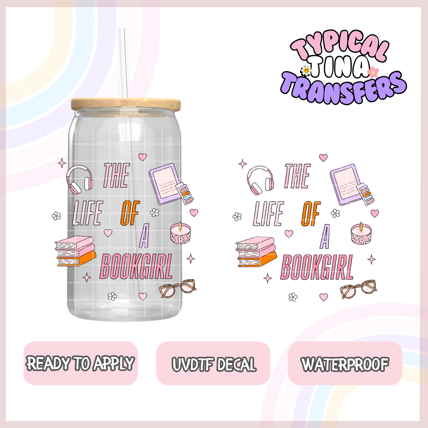 UVDTF Decal | 3"-4" decals | POD