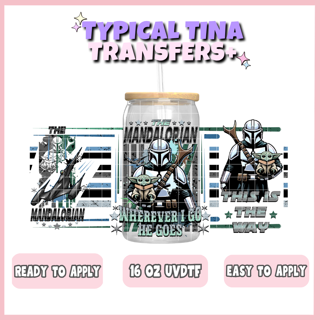 UVDTF #11654 | 16oz UVDTF Wrap | POD