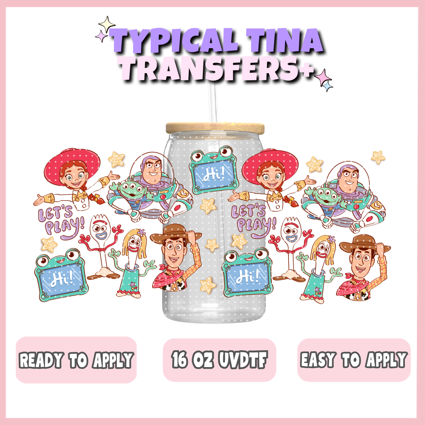 UVDTF #11728 | 16oz UVDTF Wrap | POD