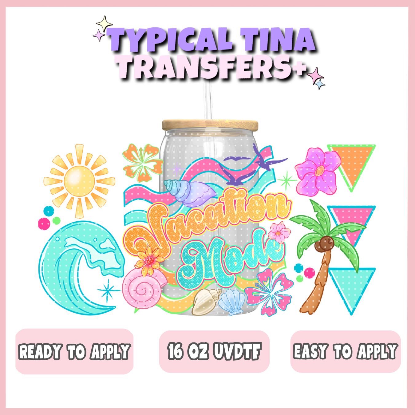UVDTF #11734 | 16oz UVDTF Wrap | POD