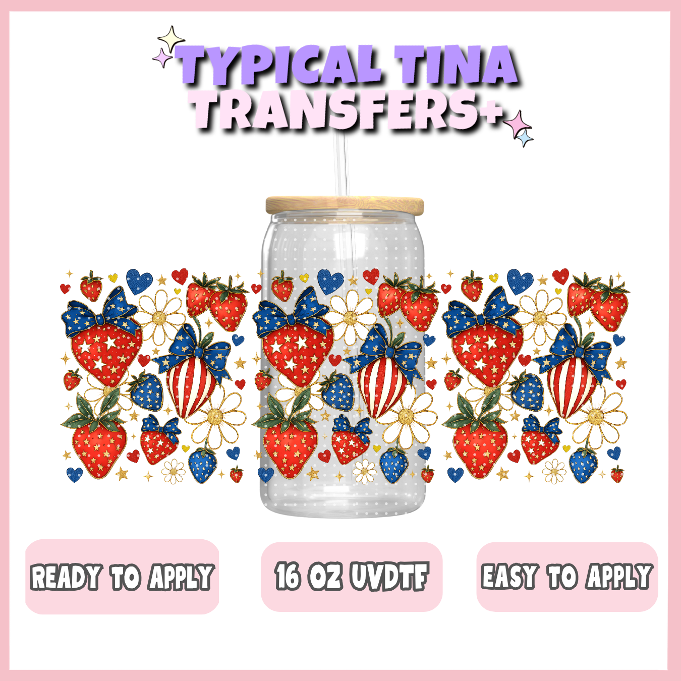 UVDTF #11738 | 16oz UVDTF Wrap | POD