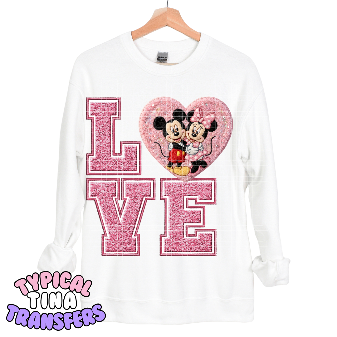 M&M Mouse Faux Patch | DTF Transfers | POD