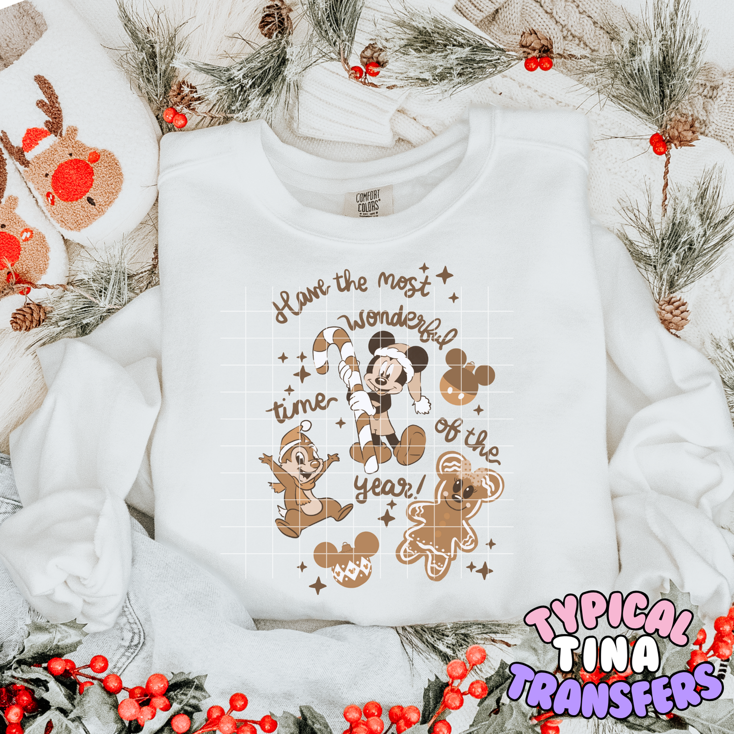 Have the most wonderful time of the year (tan) | DTF Transfer | POD