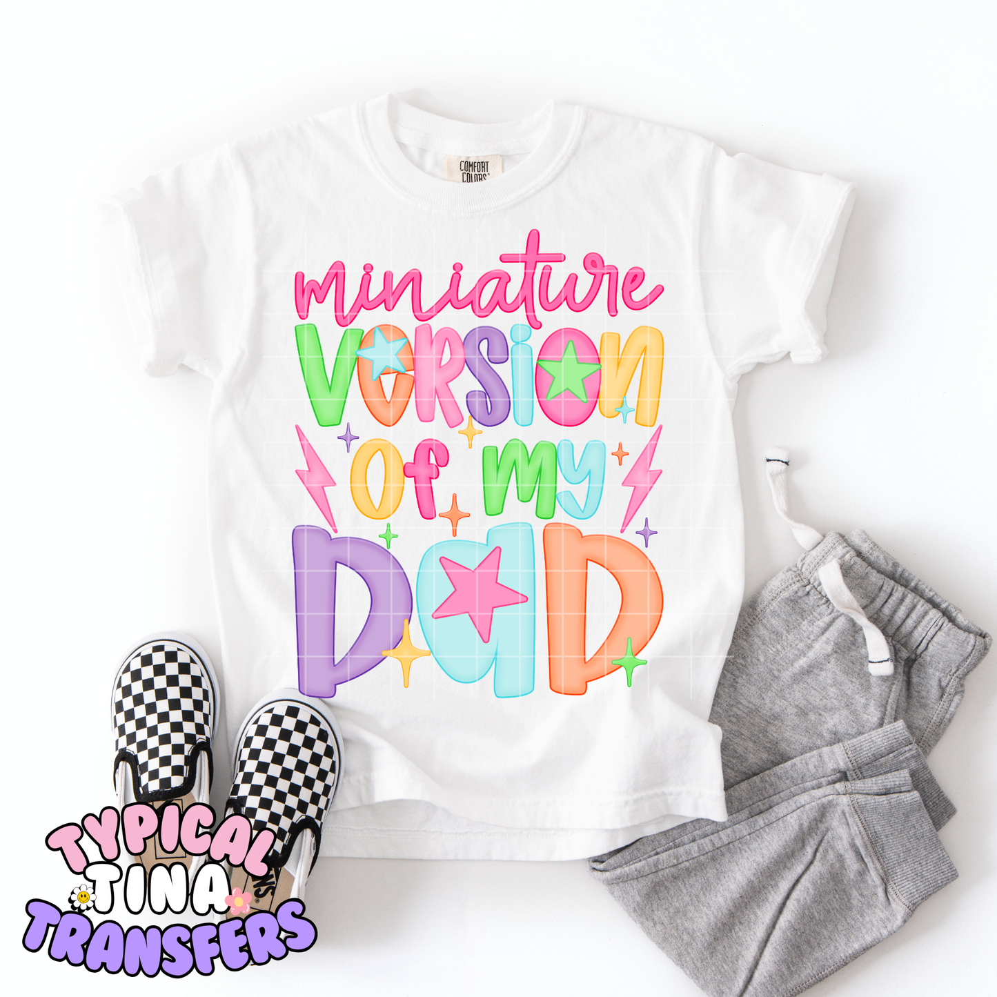 Miniature version of my dad | DTF Transfer | POD