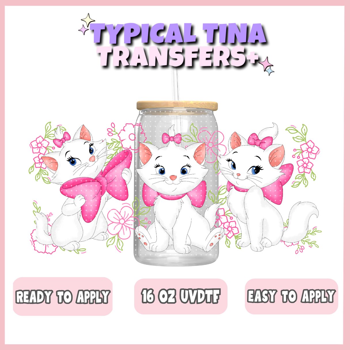 UVDTF #12042 | 16oz UVDTF Wrap | POD