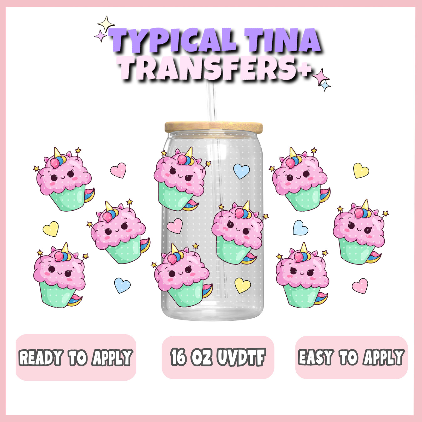 UVDTF #12056 | 16oz UVDTF Wrap | POD