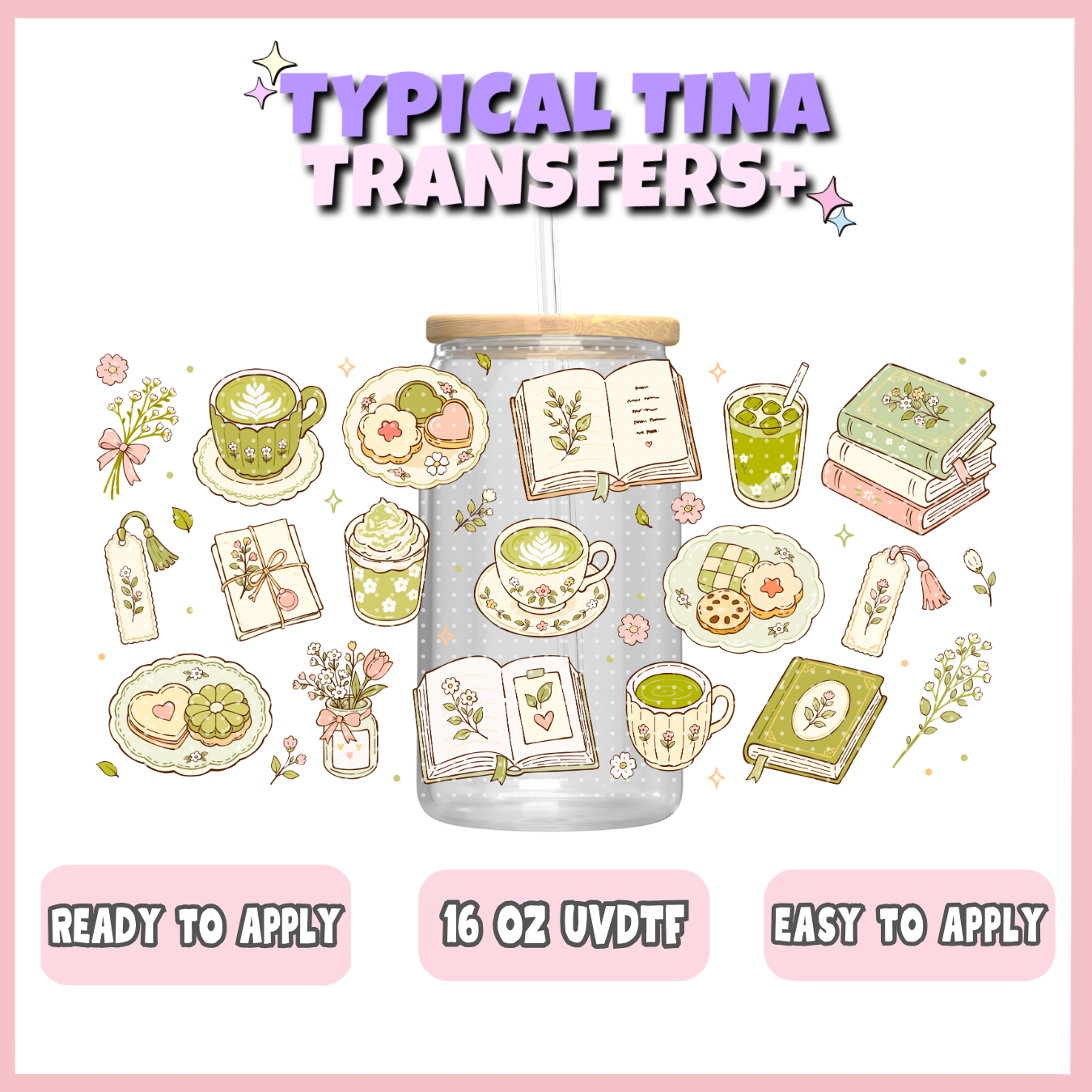 UVDTF #12059 | 16oz UVDTF Wrap | POD