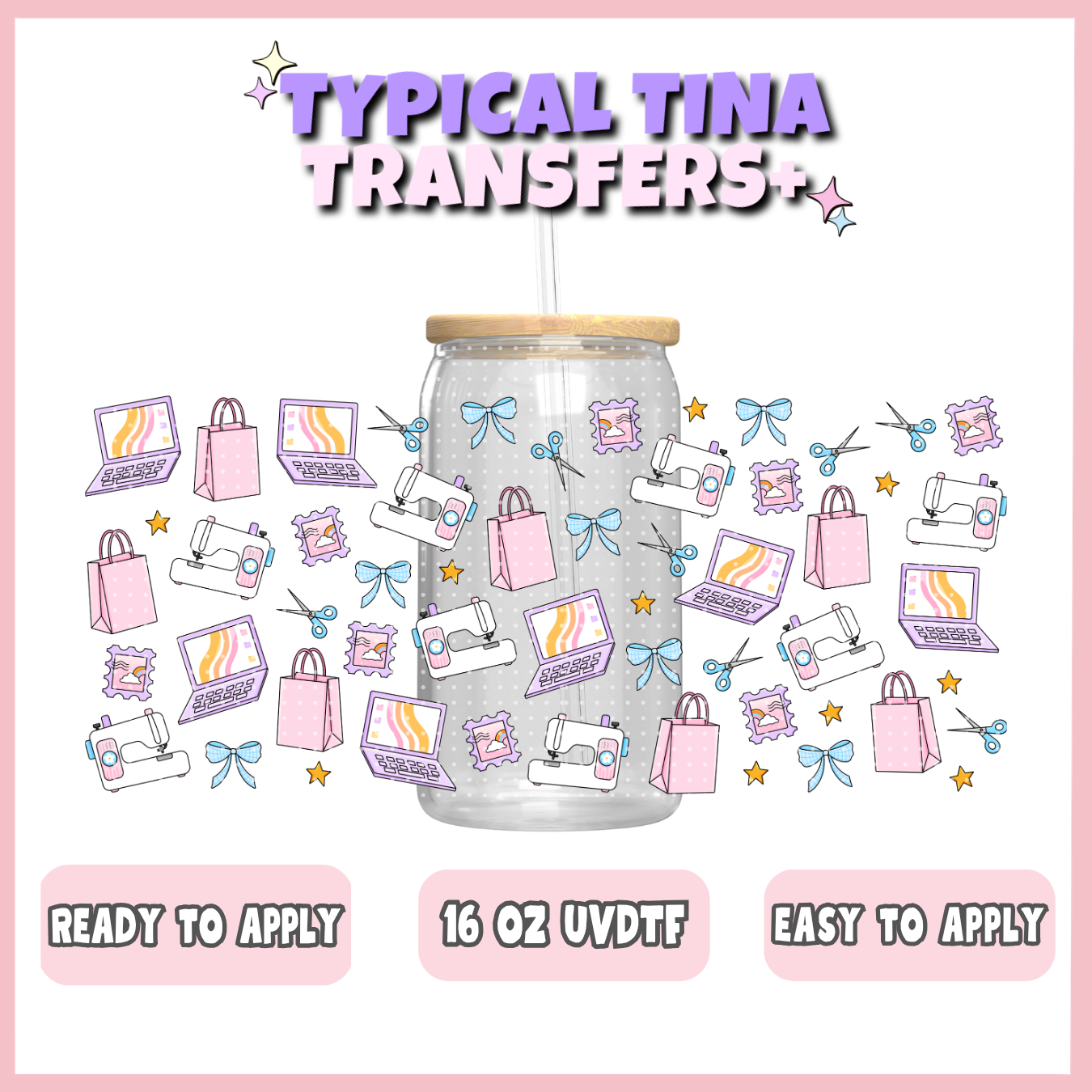 UVDTF #12071 | 16oz UVDTF Wrap | POD