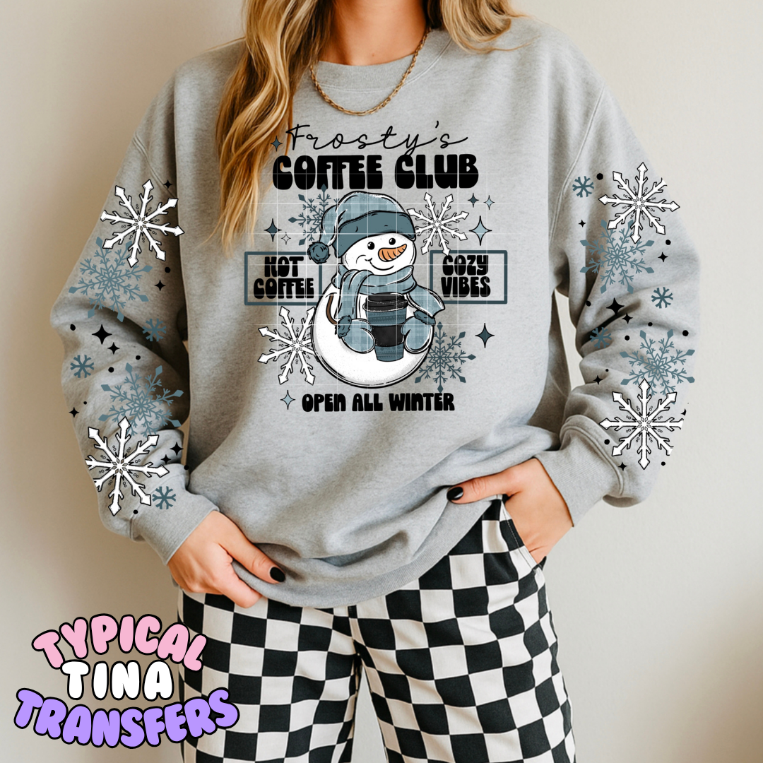 Frosty's Coffee club | DTF Transfer | POD