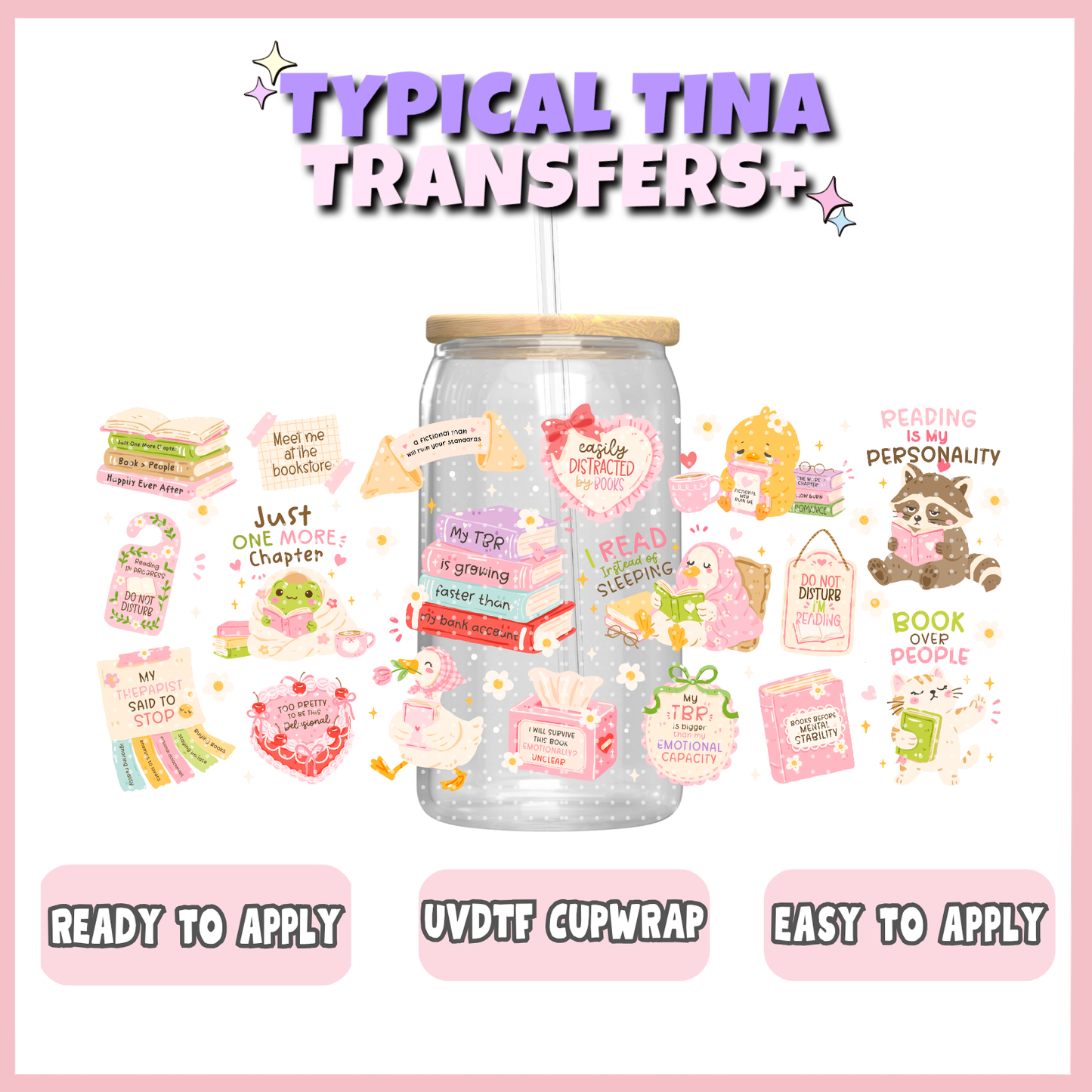 UVDTF #12105 | 16oz UVDTF Wrap | POD