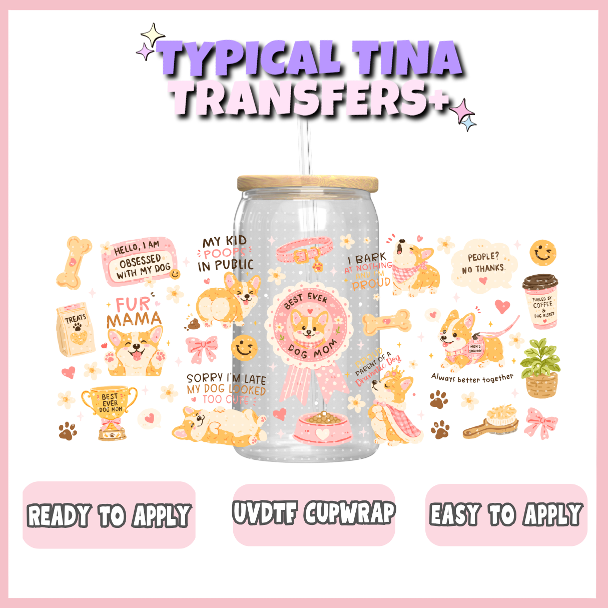 UVDTF #12113 | 16oz UVDTF Wrap | RTS