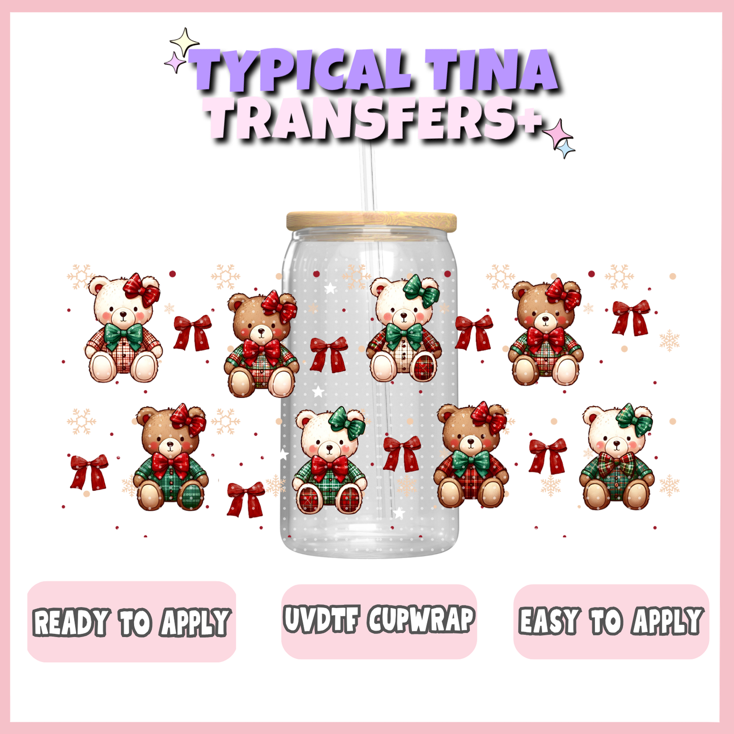 UVDTF #12120 | 16oz UVDTF Wrap | POD