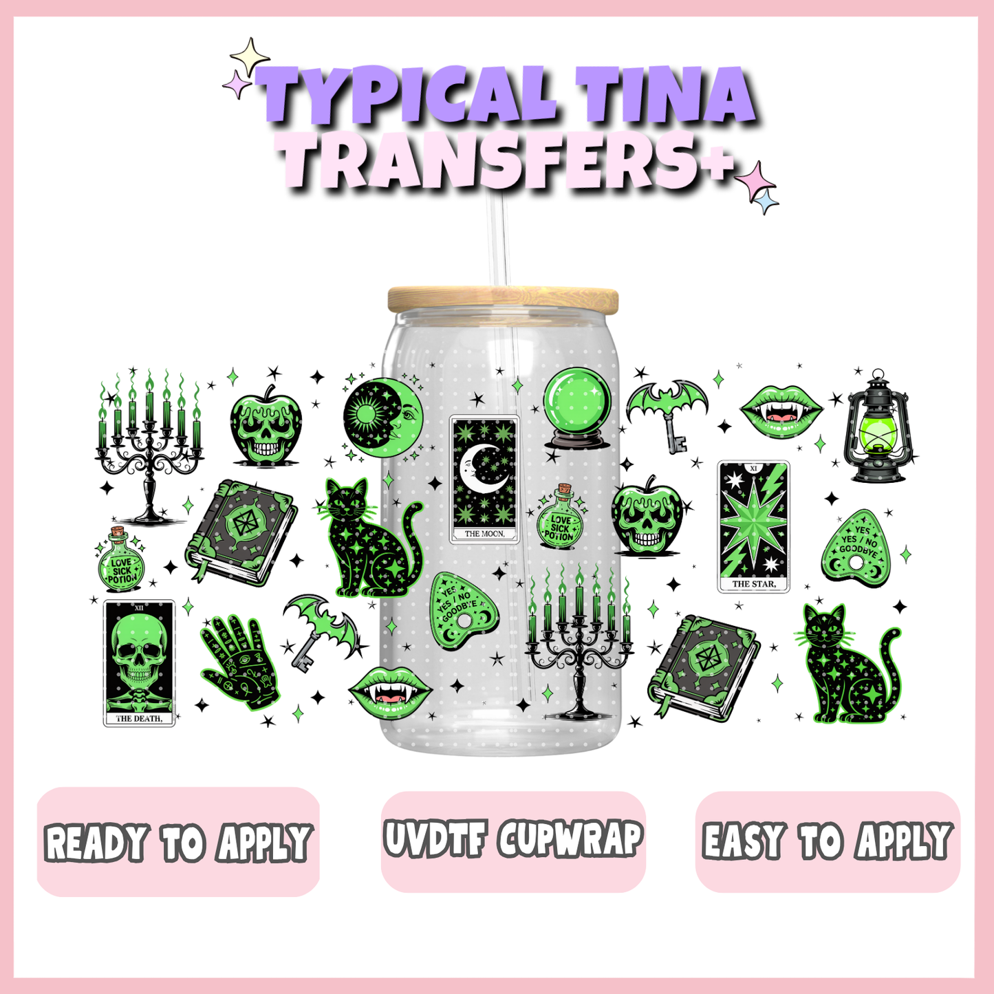 UVDTF #12127 | 16oz UVDTF Wrap | POD