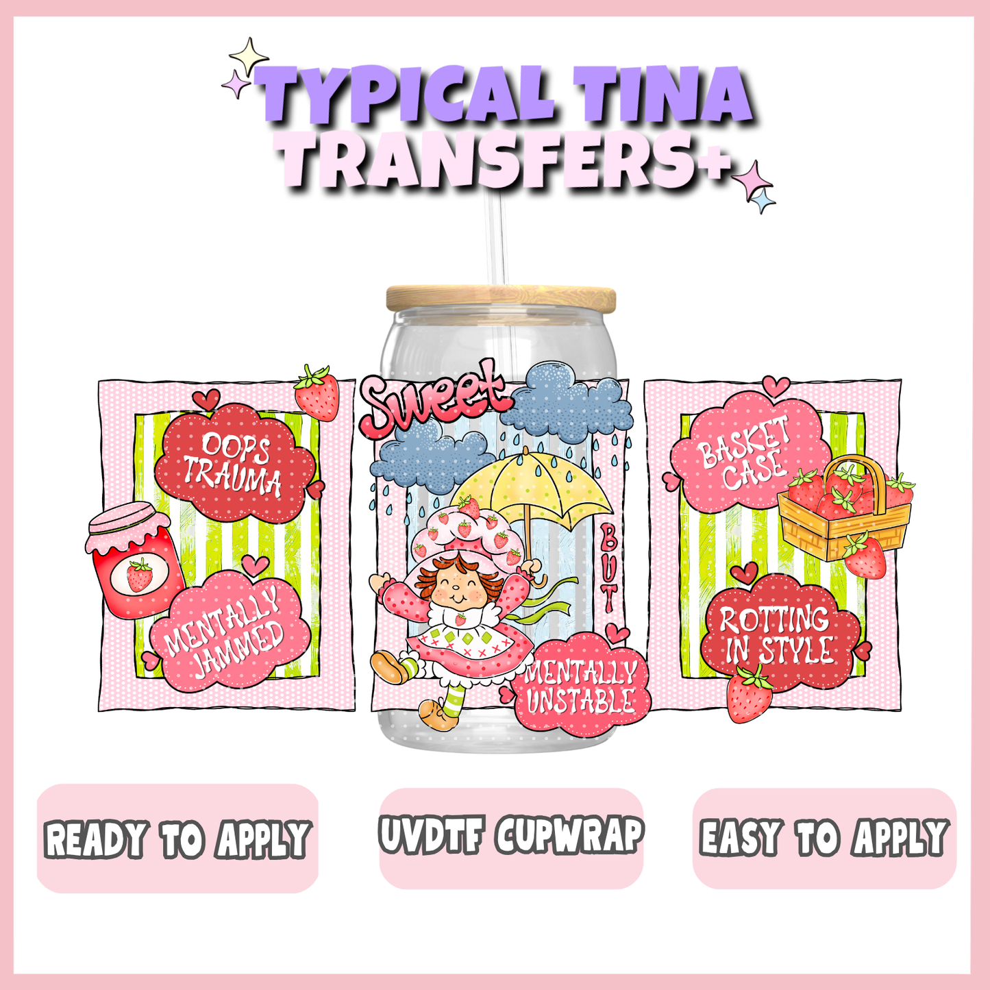 UVDTF #12196 | 16oz UVDTF Wrap | POD