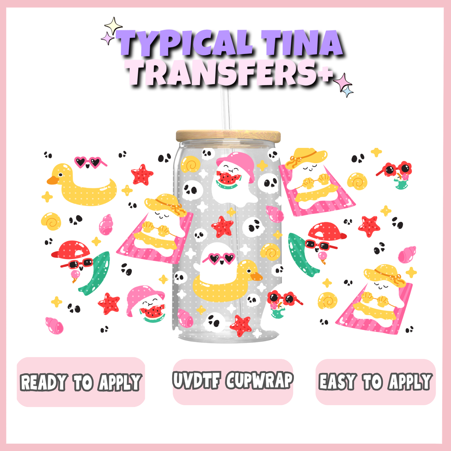 UVDTF #12207 | 16oz UVDTF Wrap | POD