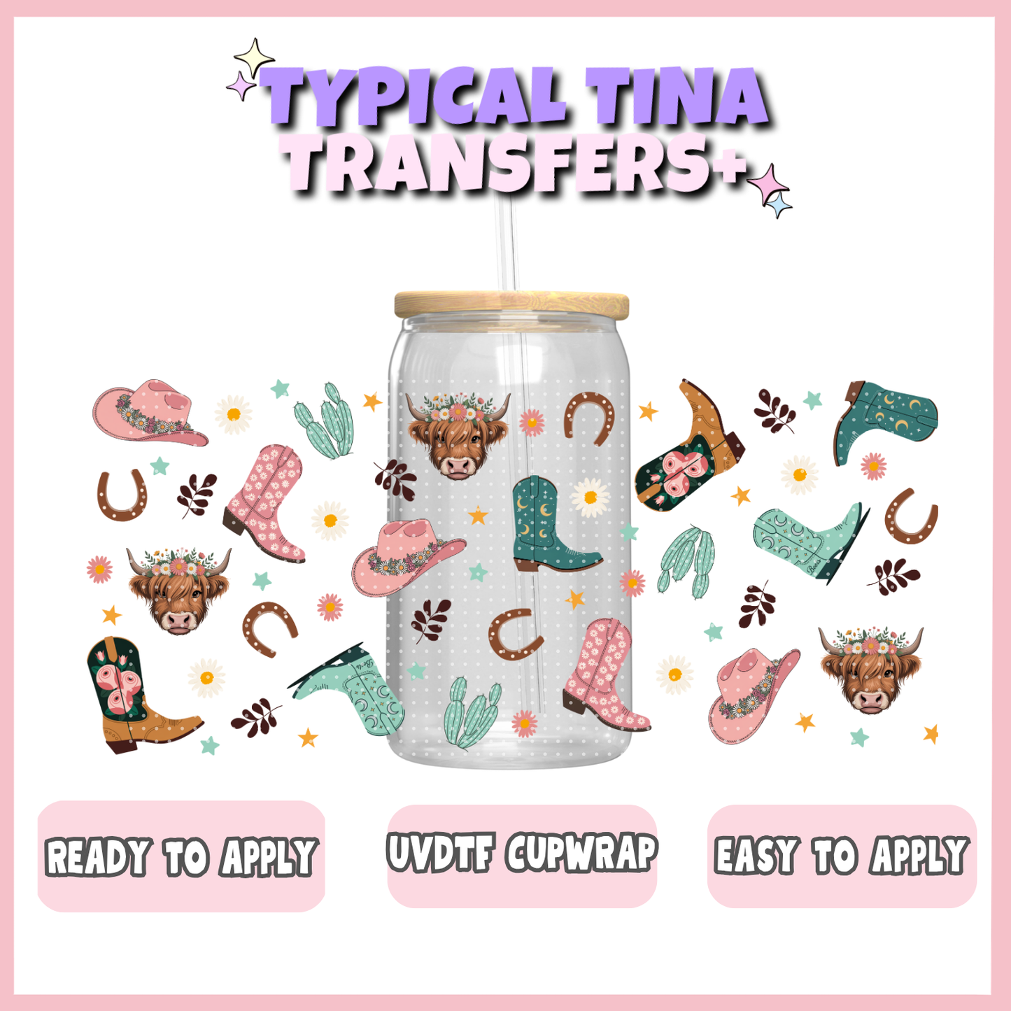UVDTF #12214 | 16oz UVDTF Wrap | POD
