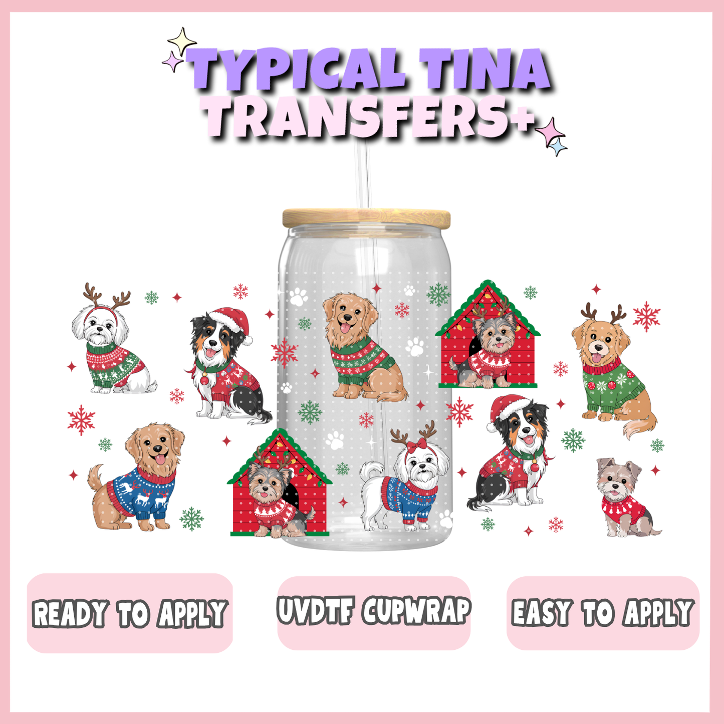 UVDTF #12215 | 16oz UVDTF Wrap | POD