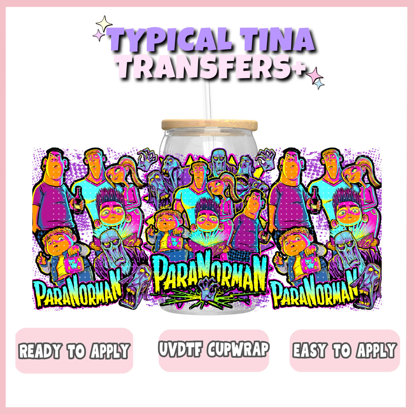 UVDTF #12234 | 16oz UVDTF Wrap | POD