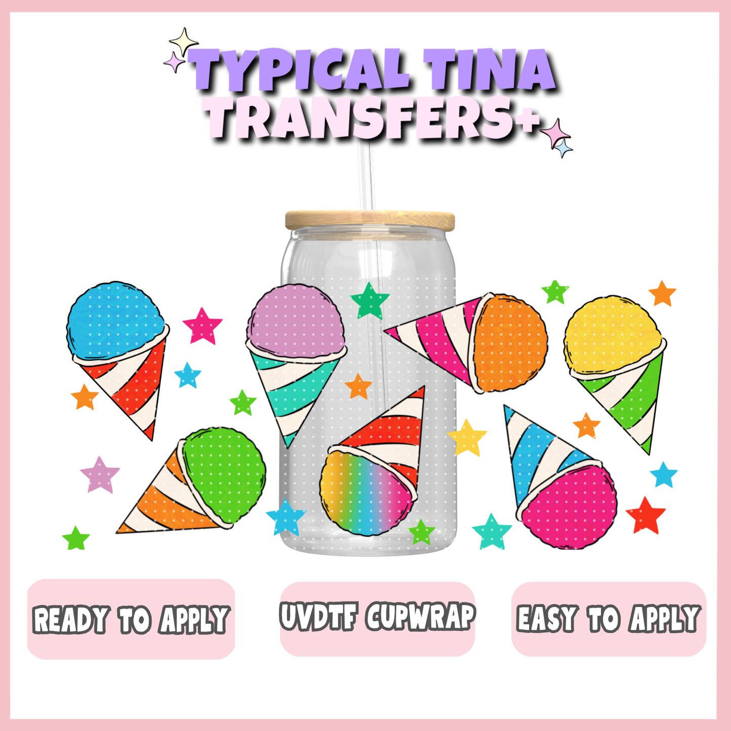 UVDTF #12255 | 16oz UVDTF Wrap | POD