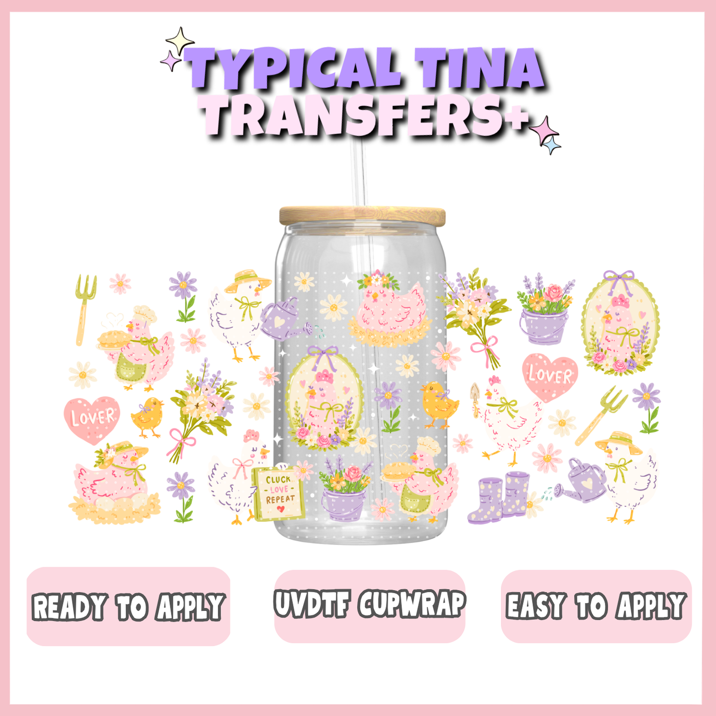 UVDTF #12259 | 16oz UVDTF Wrap | POD