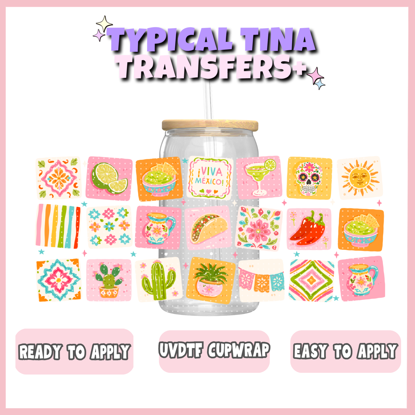 UVDTF #12261 | 16oz UVDTF Wrap | POD
