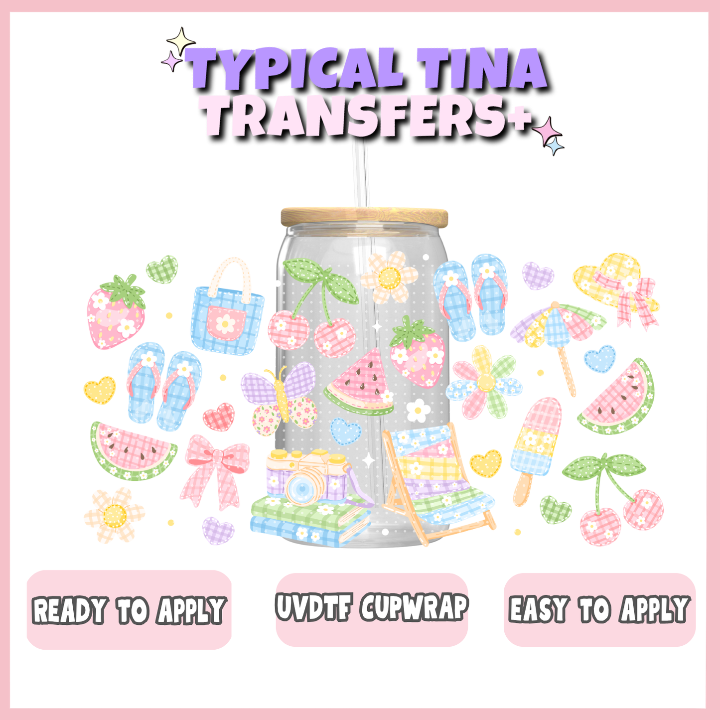 UVDTF #12271 | 16oz UVDTF Wrap | POD