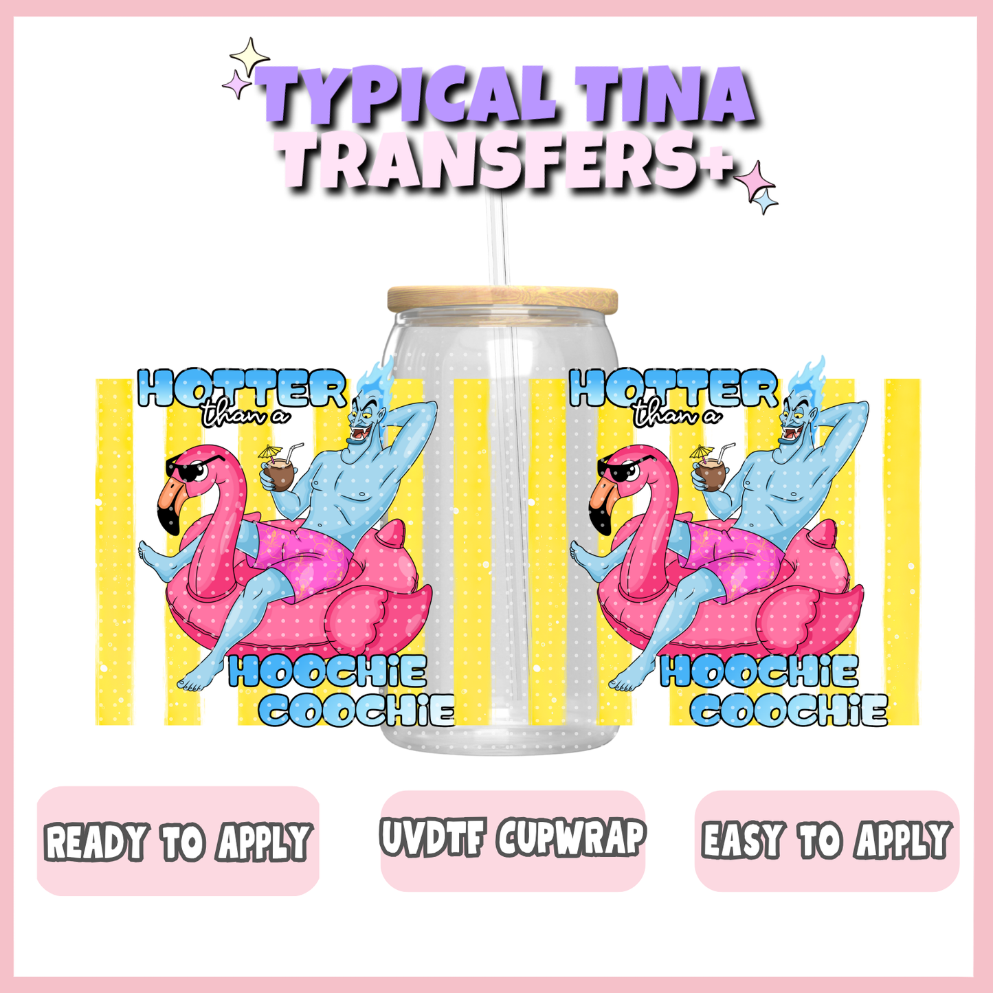 UVDTF #12312 | 16oz UVDTF Wrap | POD