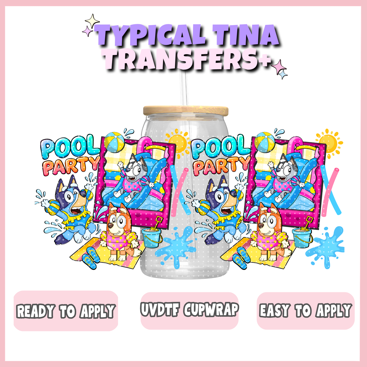 UVDTF #12313 | 16oz UVDTF Wrap | POD