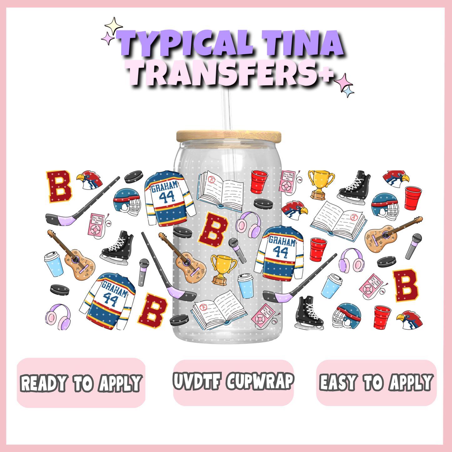 UVDTF #12335 | 16oz UVDTF Wrap | POD