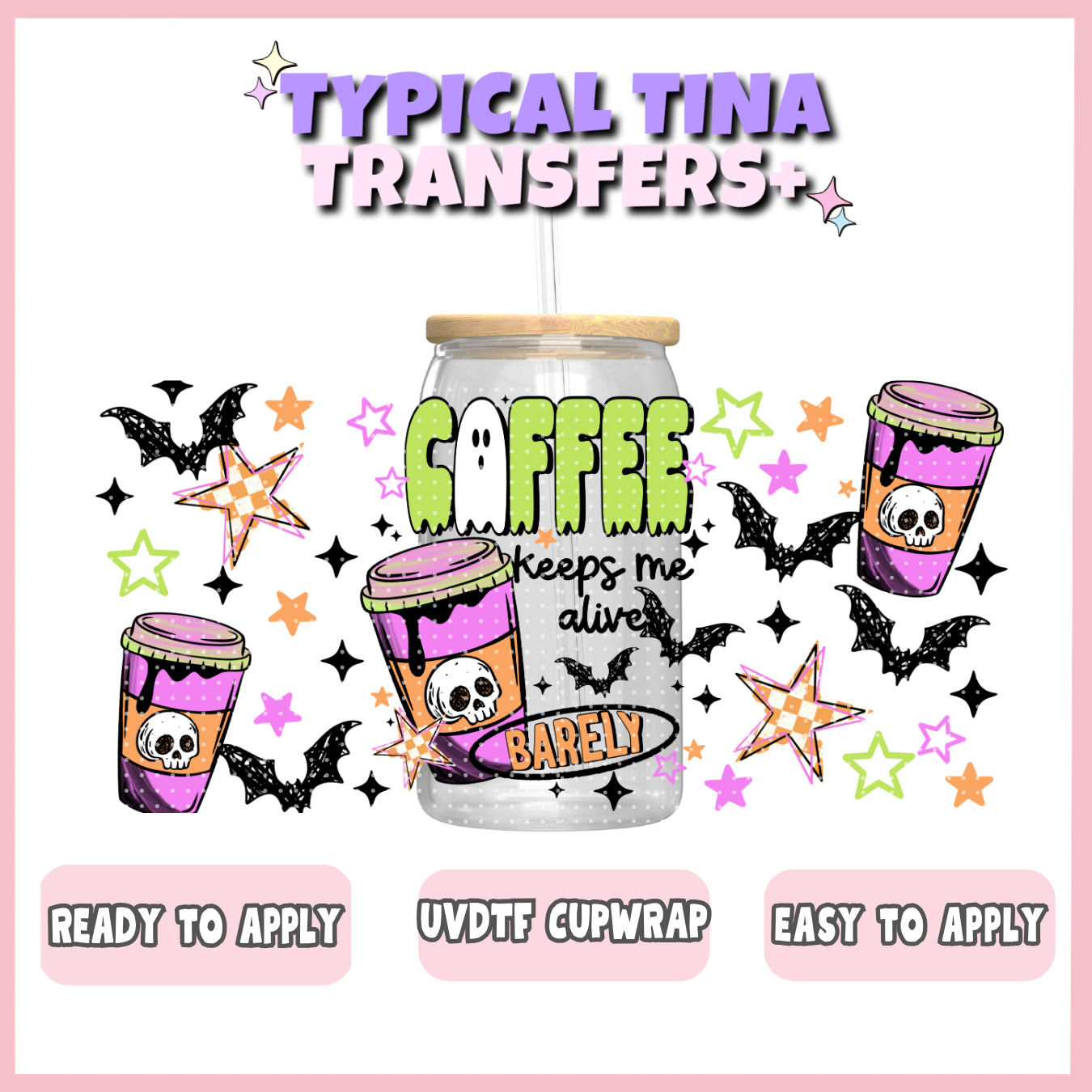 UVDTF #12341 | 16oz UVDTF Wrap | POD