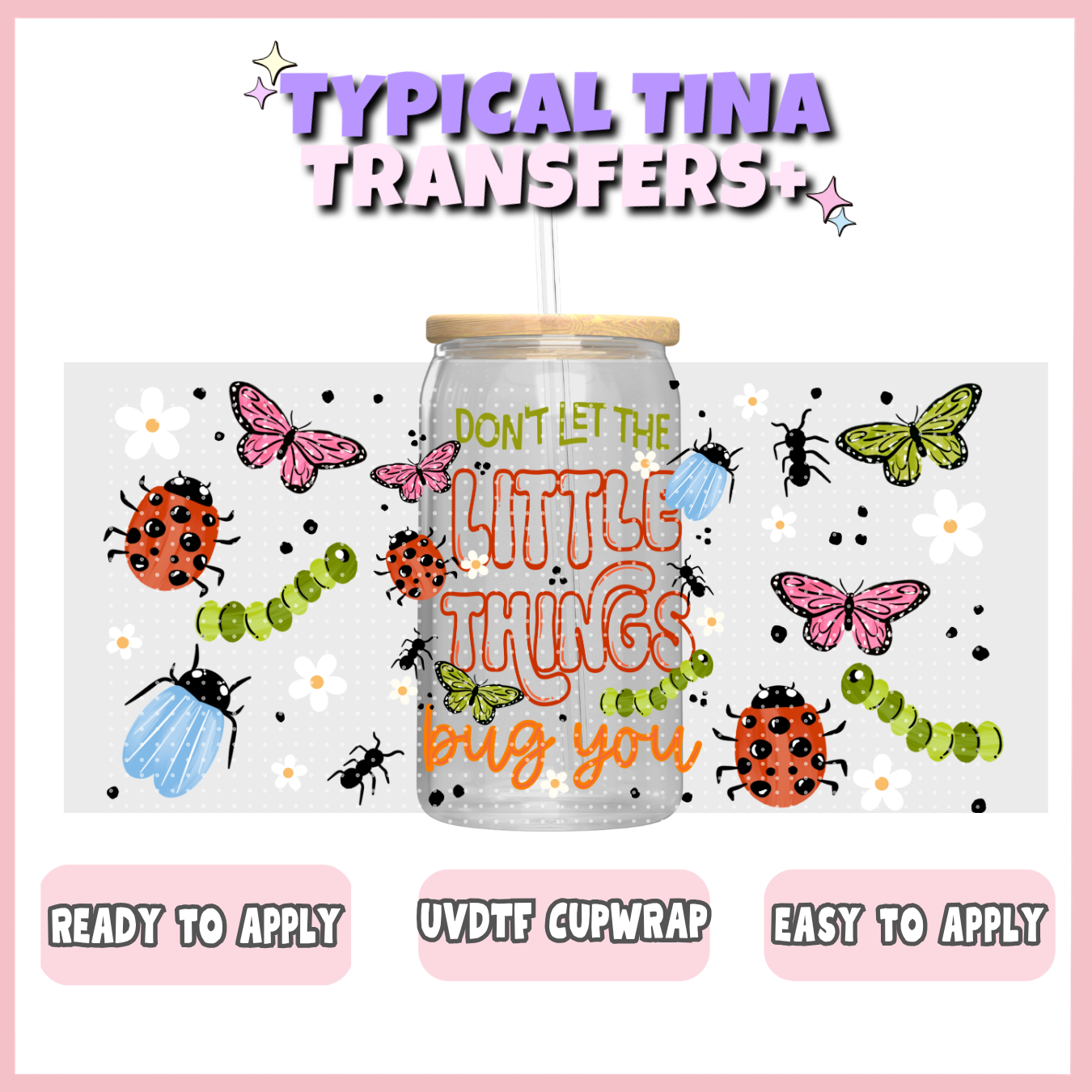 UVDTF #12343 | 16oz UVDTF Wrap | POD
