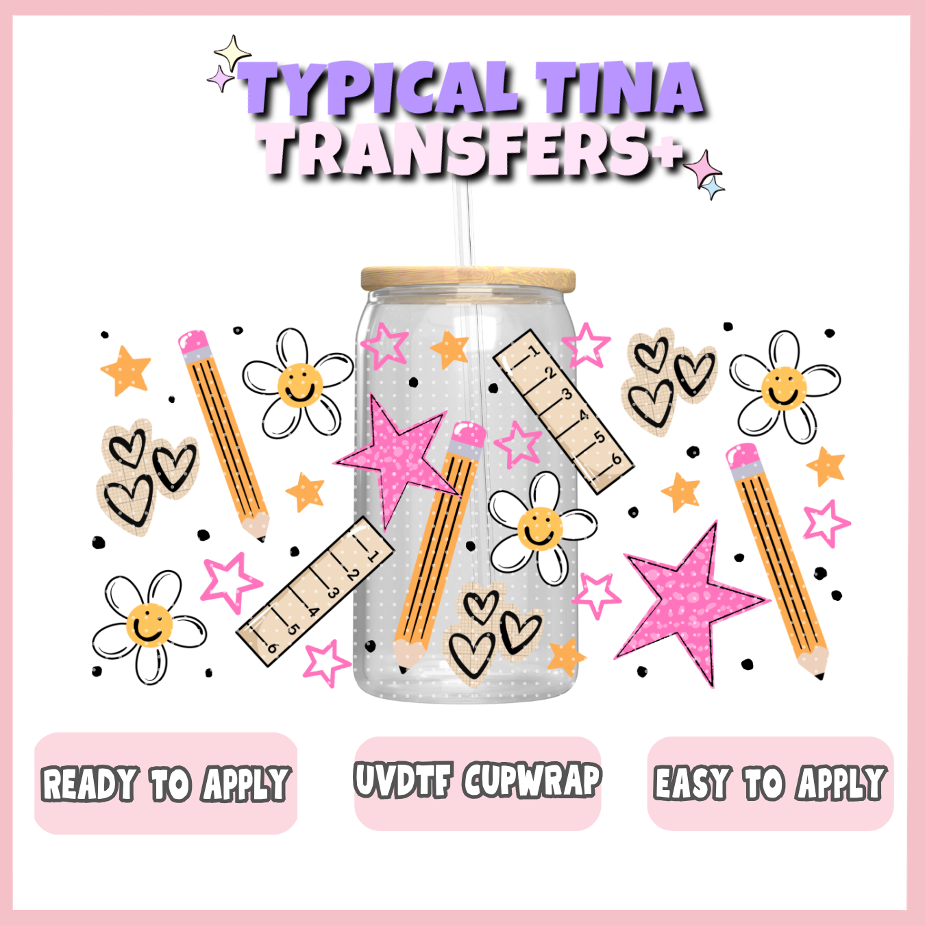 UVDTF #12346 | 16oz UVDTF Wrap | POD