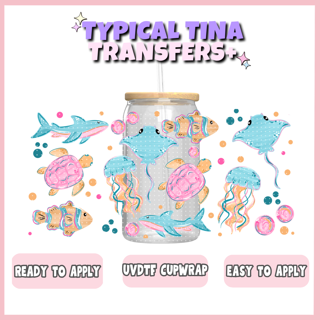 UVDTF #12369 | 16oz UVDTF Wrap | POD
