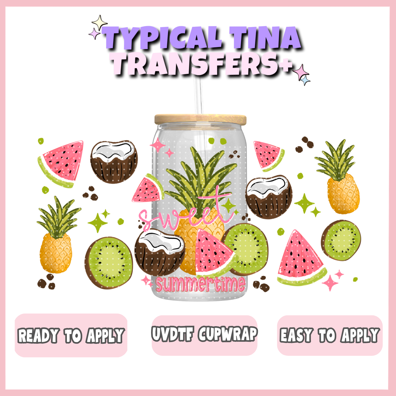 UVDTF #12382 | 16oz UVDTF Wrap | POD