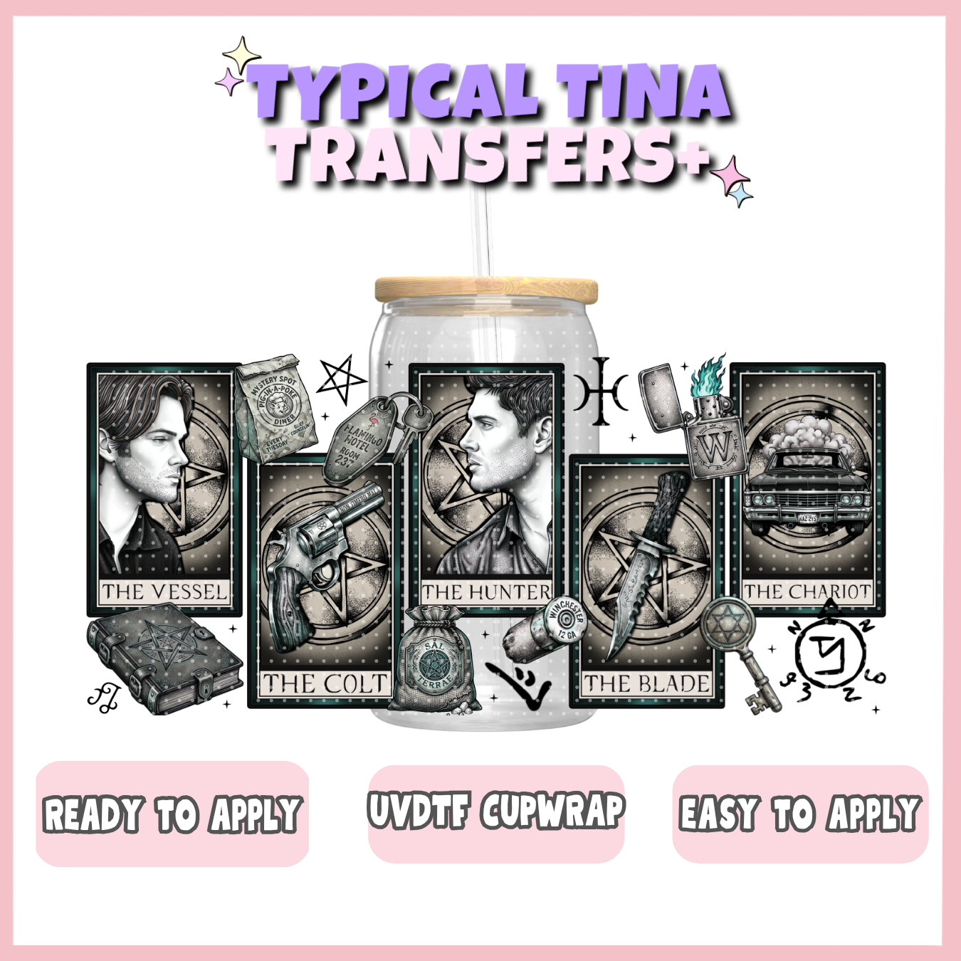 UVDTF #12387 | 16oz UVDTF Wrap | POD