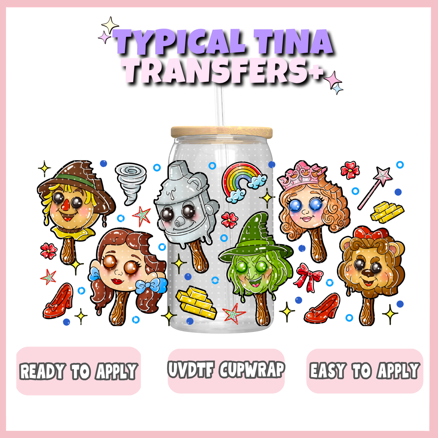 UVDTF #12417 | 16oz UVDTF Wrap | POD