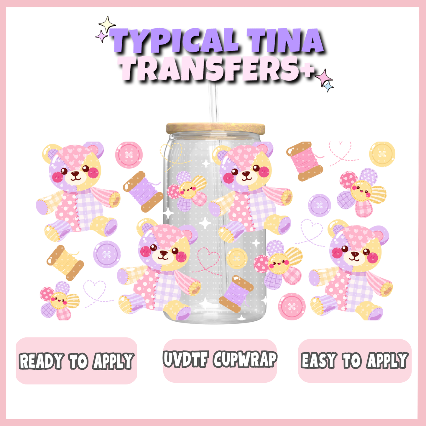 UVDTF #12434| 16oz UVDTF Wrap | POD