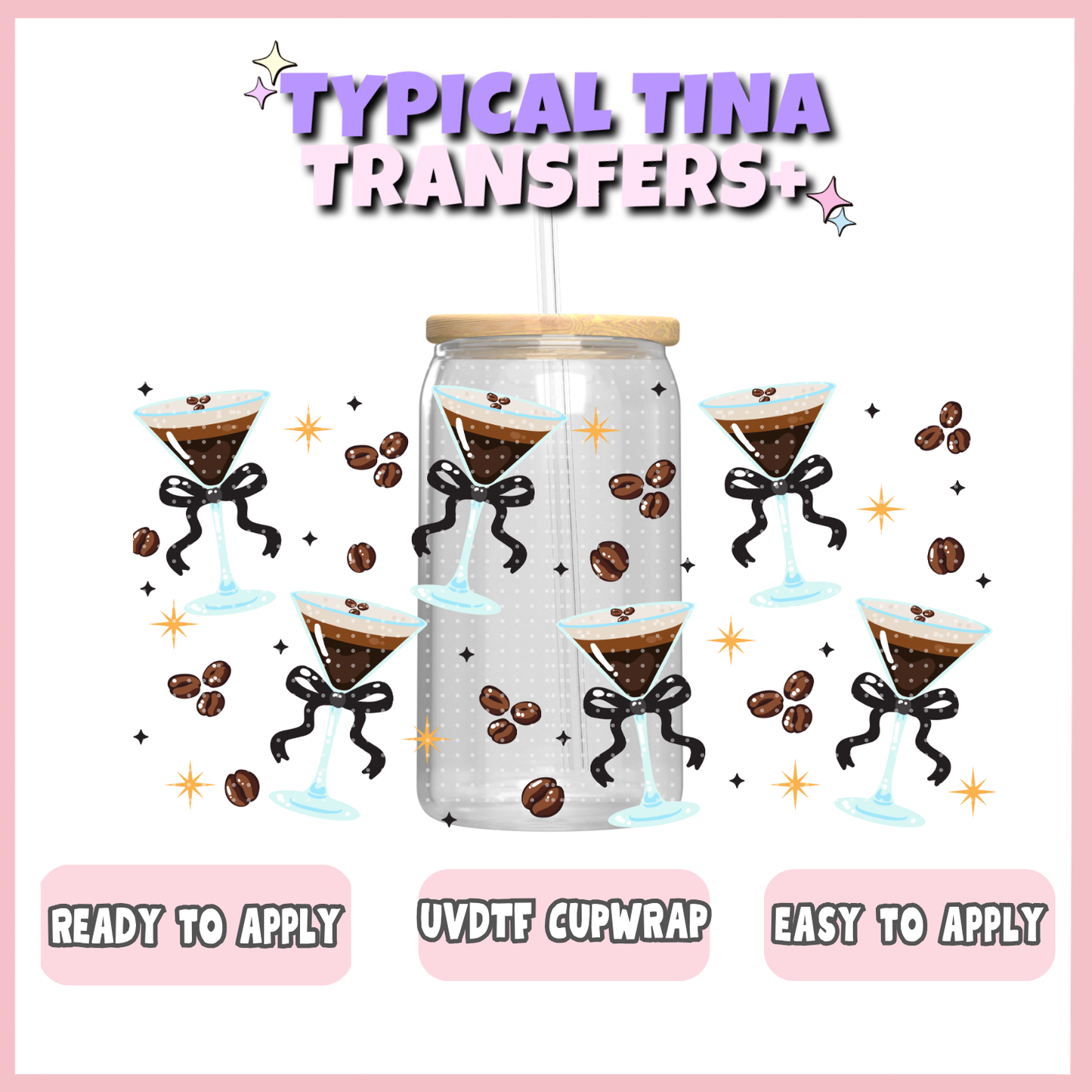 UVDTF #12435 | 16oz UVDTF Wrap | POD