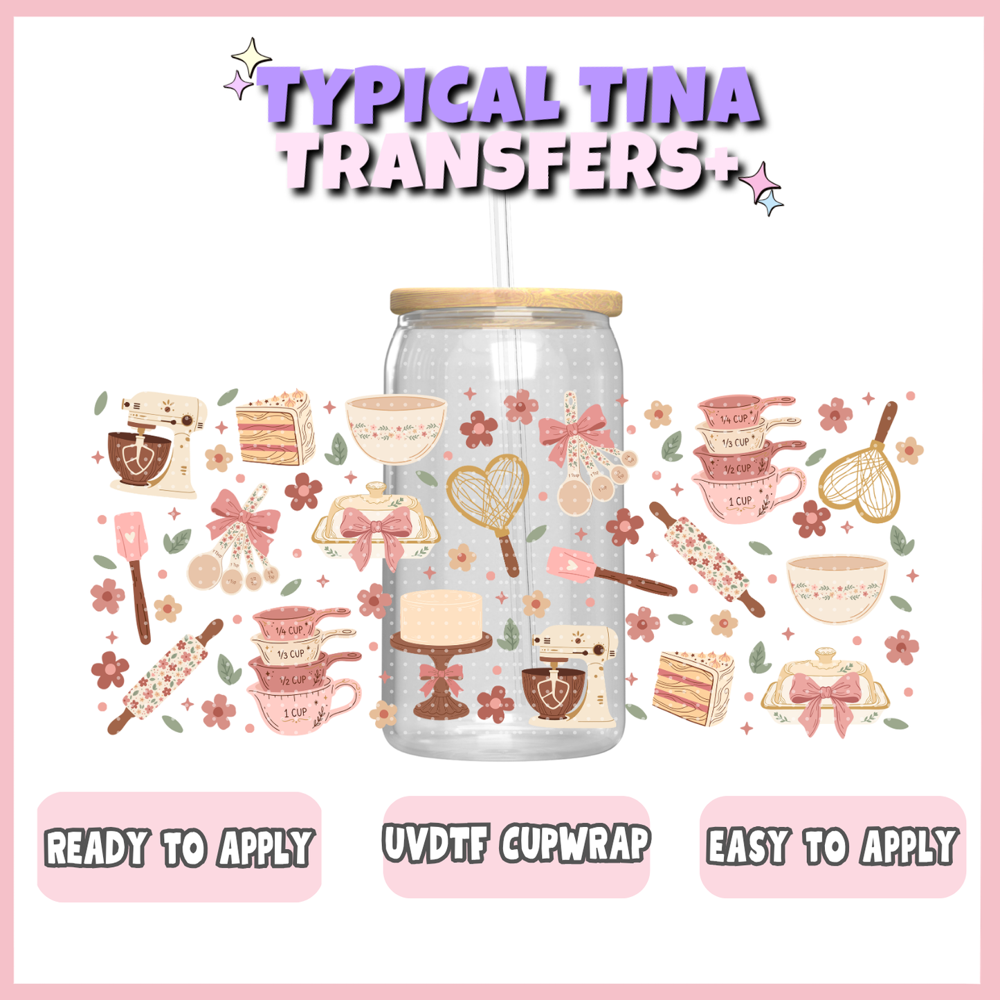 UVDTF #12446 | 16oz UVDTF Wrap | POD