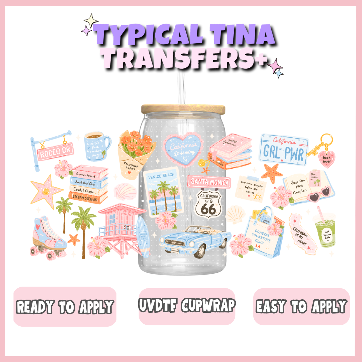 UVDTF #12452 | 16oz UVDTF Wrap | POD