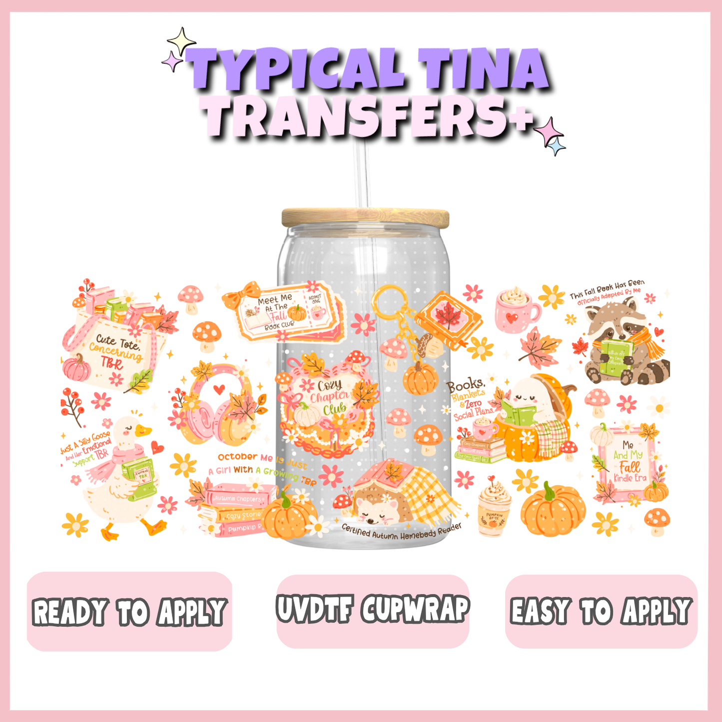 UVDTF #12454 | 16oz UVDTF Wrap | POD