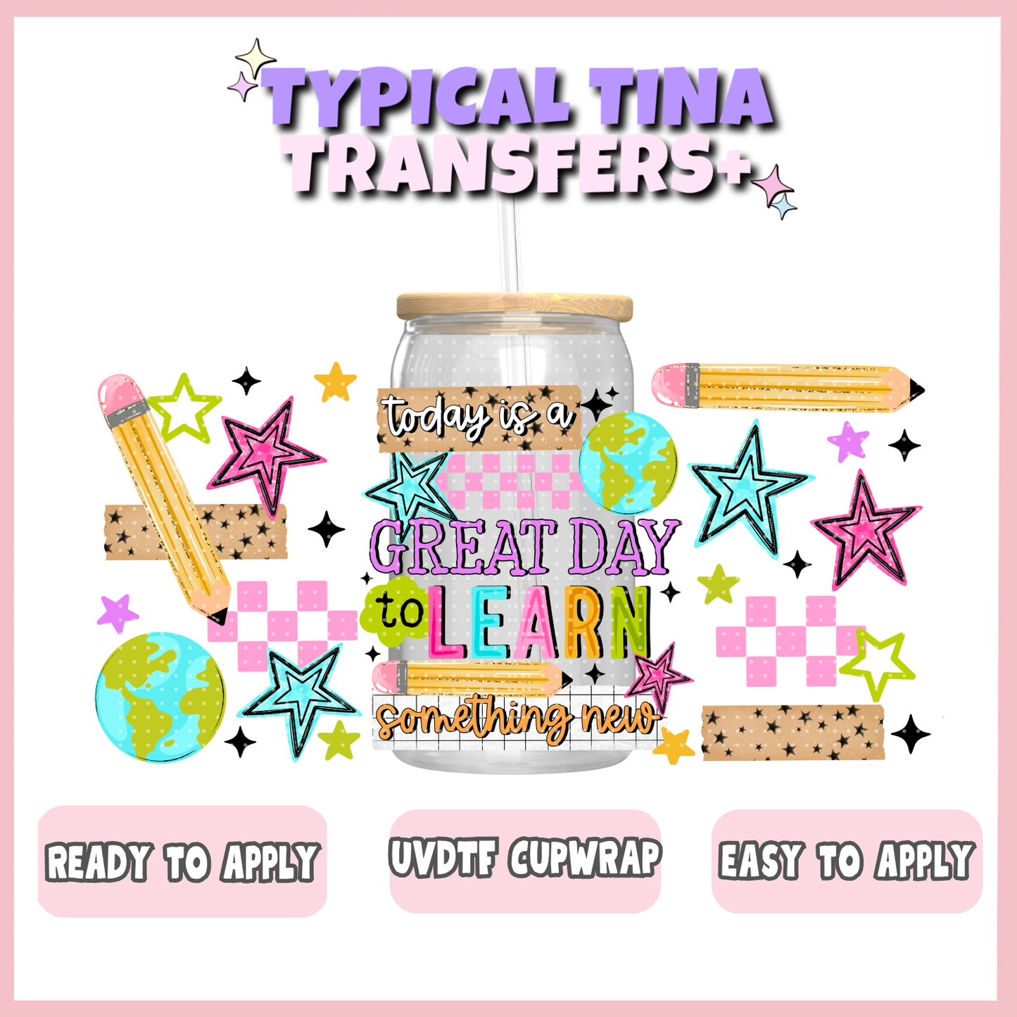 UVDTF #12465 | 16oz UVDTF Wrap | POD